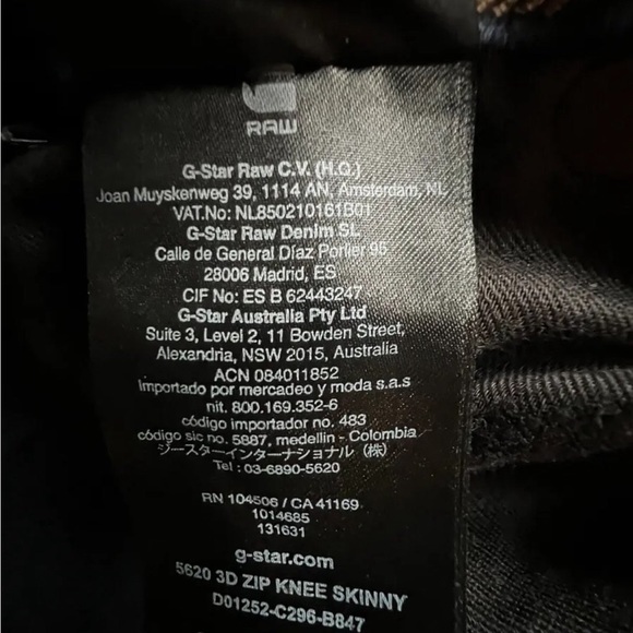 G Star 5620 3D Jeans - Picture 6 of 7